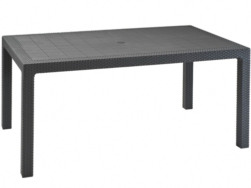 Стол обеденный прямоугольный FIJI Table, коричневый