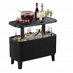 Стол уличный Bery bar Large cool bar, графит, Израиль